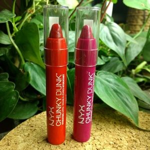 NYX Chunky Dunk Lip Balm Gloss Stain SET